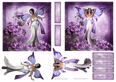 Flowers and Fairies Toppers