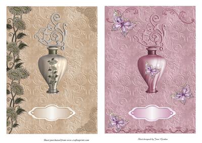 Perfume Bottle Card Fronts Set 1