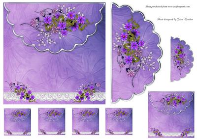 Floral Envelope Toppers 1