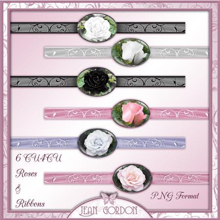 Cu4cu 6 Roses Ribbons