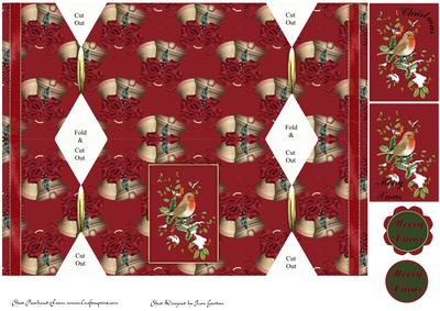 Xmas Bells Cracker Card