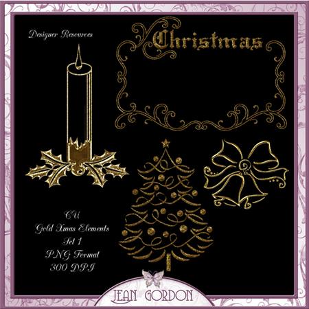 Cu Xmas Embellishments
