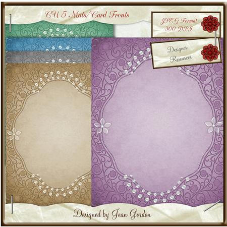 Cu 5 Mats/card Fronts