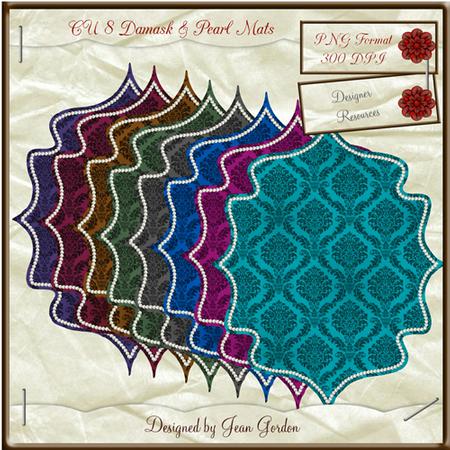 Cu 8 Damask Mats