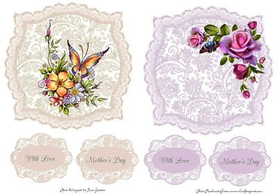 Floral Lace Toppers