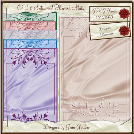 Cu 6 Satin & Flourish Mats