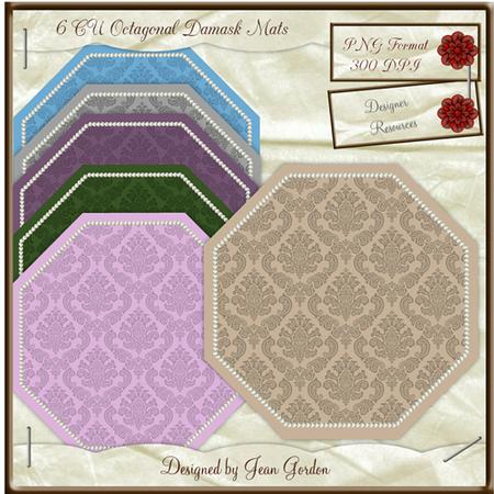 Cu 6 Octagonal Mats