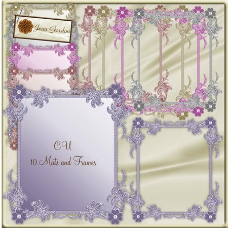 Cu 5 Sets of Mats and Frames
