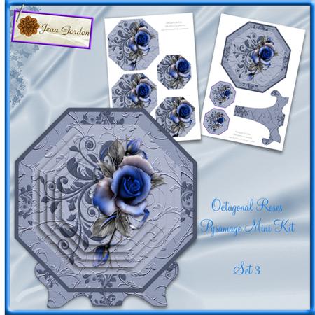 Octagonal Roses Pyramage Set 3