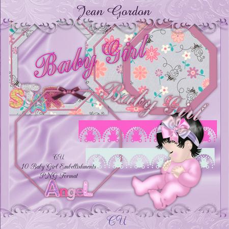 Cu Baby Girl Embellishments