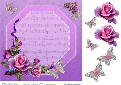 Music,roses & Butterflies