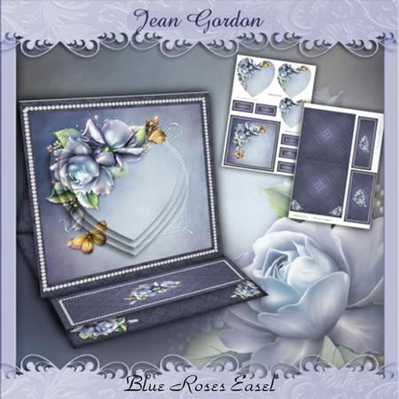 Blue Roses Easel Mini Kit