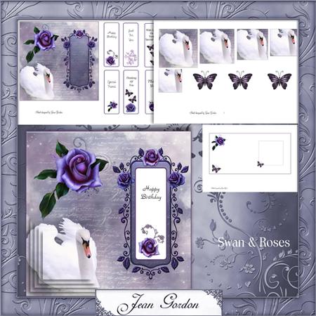 Swan and Roses Pyramage