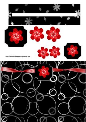 Black and Red Penny Slider