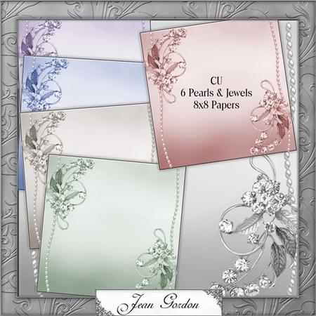 Cu 6 Pearls and Jewels Papers