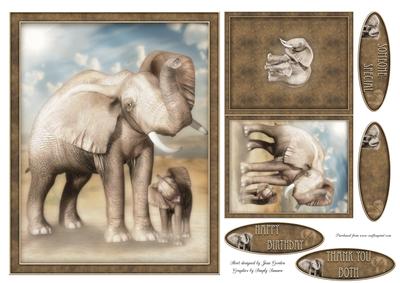 Mother and Baby Elephant