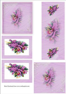 Lilac Orchid Toppers