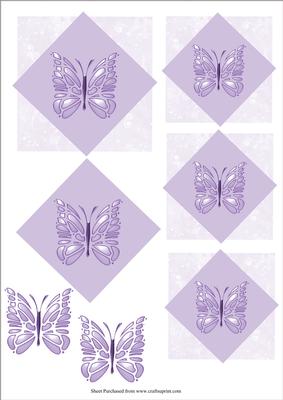 Lilac Butterfly Toppers 3