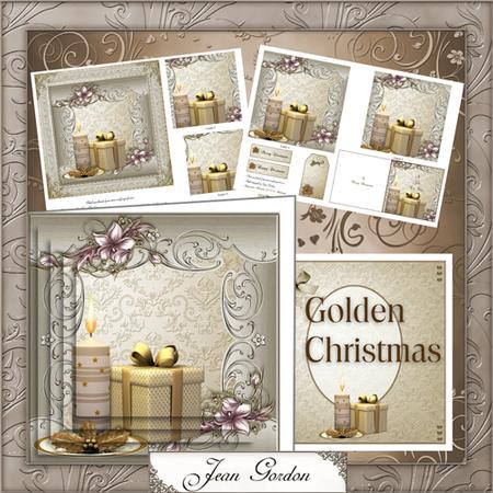 Golden Christmas Pyramage