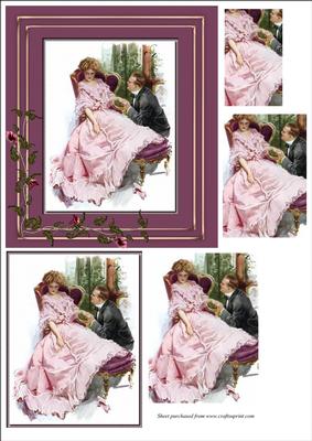 Victorian Lady & Gentleman Pyramage
