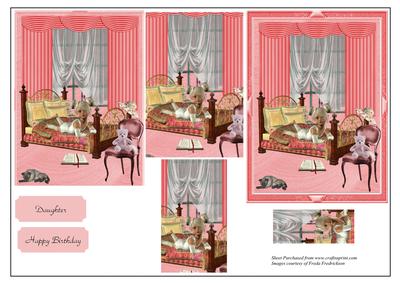 Little Girl in Her Bedroom