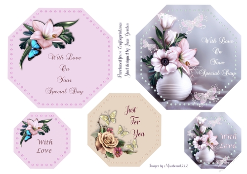Shaped Floral Toppers
