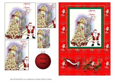 Santa and Sleigh