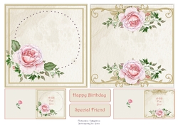 2 Floral Toppers