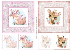 Animal Toppers with gift cards Set 1