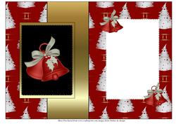 Xmas Bells Fold Back Card