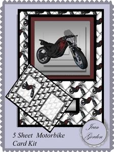 Motor Bike Card Kit
