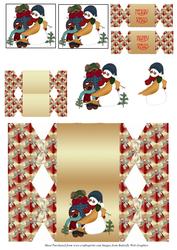 Xmas Cracker with Bears and a Snowman