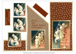 Twas the Night Before Xmas Vintage Style