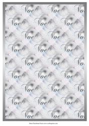 Xmas Noel Backing Paper