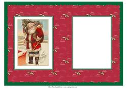 Merry Xmas Santa Insert