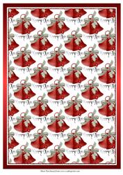 Xmas Bells Backing Paper