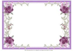 Floral Backing Paper
