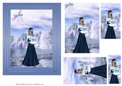Blue Winter Lady Pyramage