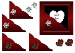 Chocolate & Roses Topper