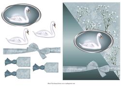 Swan Card Front