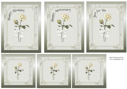 Yellow Rose Toppers