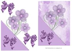 Lilac Floral Card Front