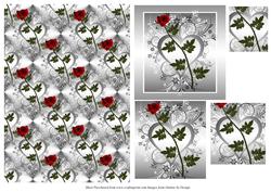 Hearts & Red Roses Pyramid