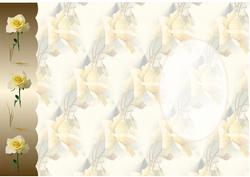 Floral Insert 55 Yellow Roses