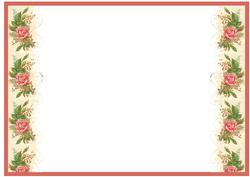 Roses Backing Paper
