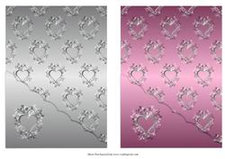 Floral Hearts Card Fronts 1