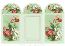 Floral Tri Fold Card