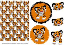 Cute Tiger Birthday Card
