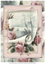 Roses on a Scroll