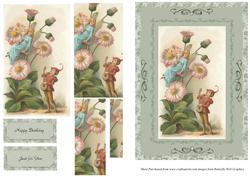 Vintage Fairies Quick Card